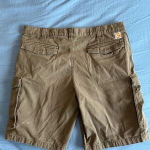Carhartt 101168-257 Rip Stop Relaxed Fit Men’s Khaki Cargo Shorts Size 40 Y2K